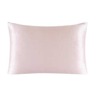 China 2021 Solid Custom Design 16MM Anti-Static Mulbery Pillowcase 100% Silk Satin Pillow Cases For Hair for sale