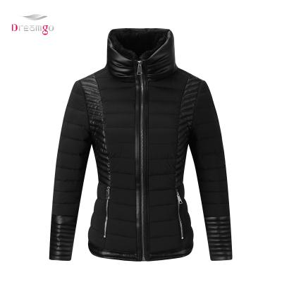 China PU Block Waterproof Stretch Fabric Shorts Jacket Women Winter Waterproof Jacket for sale