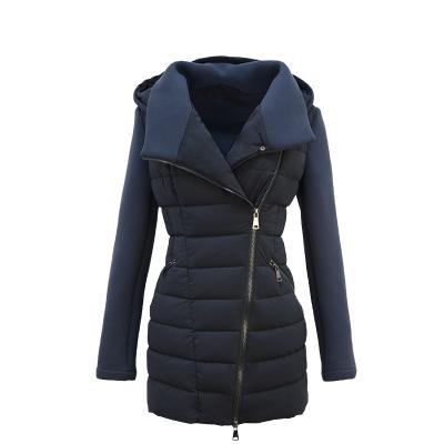 China Factory Directly Sale Breathable Ladies Knitted Block Sleeve Jacket Luxury Long Sleeve Jacket Women for sale