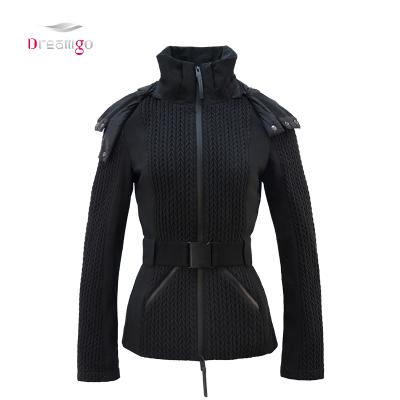 China Dreamgo Anti-Wrinkle Design Anti-Wrinkle Down Warm Puffy Down Ladies Waterproof Padded Coat Winter Filling Coat For Women's Jackets Quilted Stripper for sale