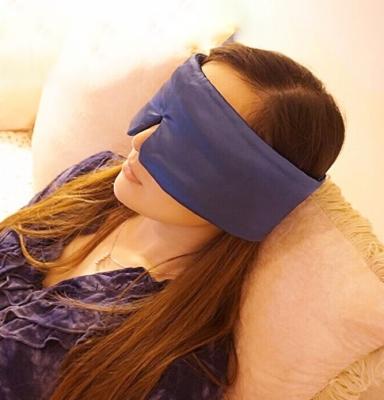 China Custom Wholesale 100% Silk 100% Silk Mulberry Silk Sleep Eyemask 16mm Natural Weighted Eye Masks for sale