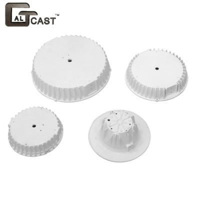 China Best Price Light Cover Aluminum Die Casting Light Fixture Parts With 9 Inch Round Light Cover for sale