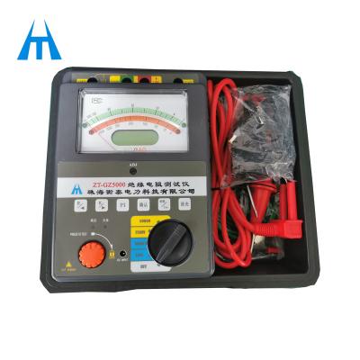 China ZT-GZ5000 Digital Portable Battery Insulation Resistance Tester Megger ZT-GZ5000 for sale