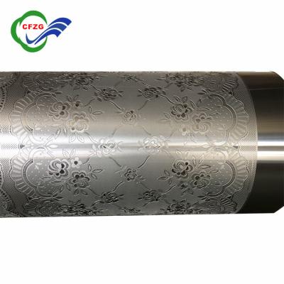 China Factory direct wholesale standard large size customized embossing roller for tablecloth for sale