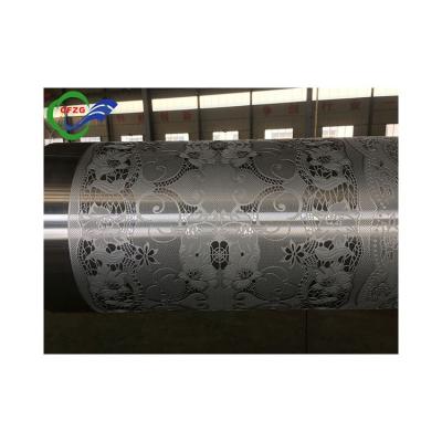 China Factory Factory Supplier Model Customized Steel Tablecloth Embossing Roller for sale