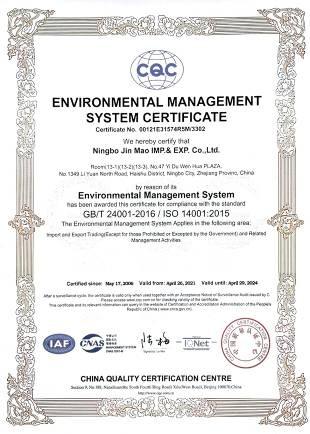 ISO14001 - Ningbo Jinmao Import & Export Co., Ltd.