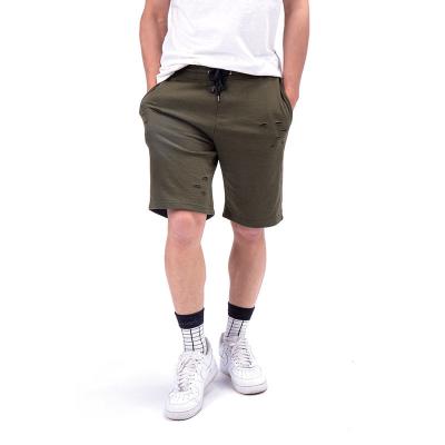 China Breathable Wholesale Short Pants With Holes And Pockets Custom Sports Shorts Men for sale