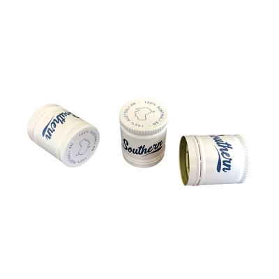 China Pilfer Proof Manufacturers Supply Aluminum Screw Cap Aluminum Foil Shrink Cap For Wine Bottle for sale