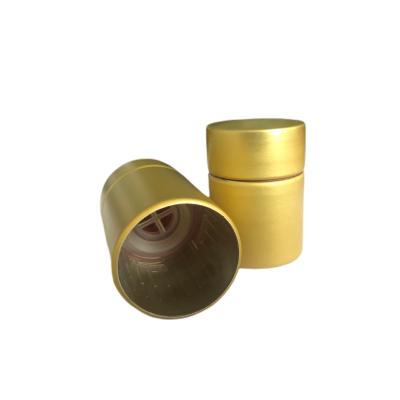 China Factory Supply Non Refillable Aluminum And Plastic Combo Capsules Custom Whiskey Ropp Cap for sale