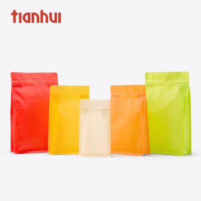 China Wholesale Moisture Proof Biodegradable Food Tea Pouch With Zipper Stand Up Pouch Bag For Food Packaging for sale