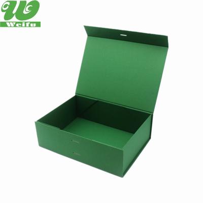 China Recycled Materials Free Design Wholesale Custom Printing Luxury Wedding Favors Gift Flip Box Dress Up Magnetic Foldable Packaging Box With Ribbon for sale