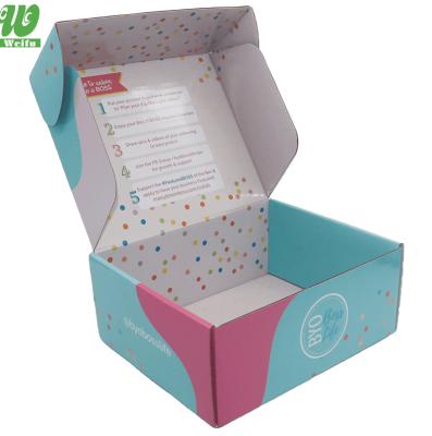 China Disposable Free Design Wholesale Custom Printed Single Corrugated Shipping Cardboard Packing Basket Custom Gift Box for sale