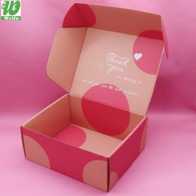 China Recycled Materials Custom Design Products Packaging Folding Subscription Box Corrugated Paper Folding Ship Packing Box for sale