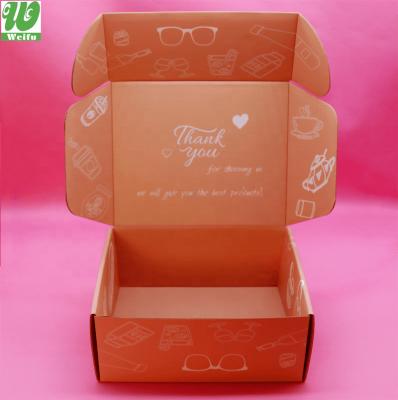 China Recyclable Logo Cardboard Paper Box Custom Mailing Boxes Personalized Ecommerce Subscription Postal Packaging Mailing Box With Logo for sale