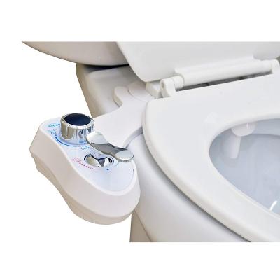 China Self-cleaning non-electric hot and cold water double spray toilet bidet nozzles J1009 for sale