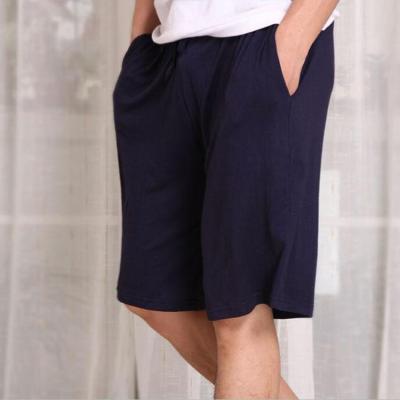 China Wholesale Men's Summer Cotton Sleepwear QUICK DRY Short Loose Comfortable Sleep Bottoms Male Casual Sleep Pajamas Pants for sale