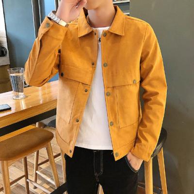 China Custom Wash QUICK DRY Fabric Vintage Corduroy Jacket Relaxed Classic Mens Design Casual Denim Jacket Suitable For Stylish Men for sale