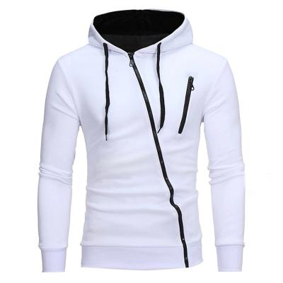 China Hot Selling Men's Anti-Shrink Hoodies Full Pullover Bulk Oversized Hoodie White Zipper Hoodie for sale