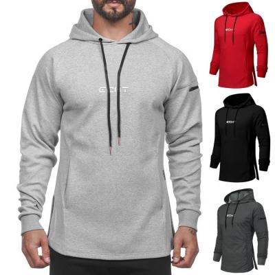 China Hot Selling Men's Hoodies Anti-pilling Hoodies Sweatshirts Side Sweatshirts Custom Opening Sport Street Wear Hoodie for sale