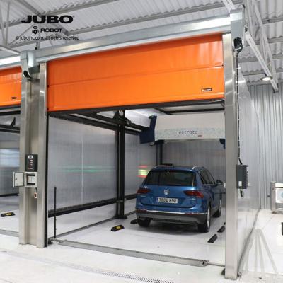 China Modern 304 Stainless Steel Automatic Sliding Rolling High Speed ​​Door For Car Wash With Rolling Shutter Industri PVC Fabrid for sale