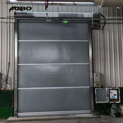 China Modern high speed door with psf 2 roll up load pressure curtain hardware heavy duty PVC-coated polyester for sale