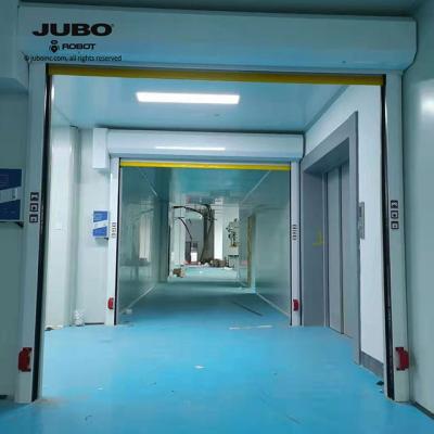 China Modern high speed bay doors for factory outbound port with standard variable-frequency drive light curtain through beam photo eyes for sale