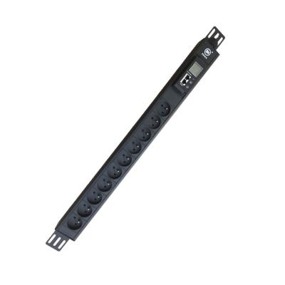 China Durable Intelligent Smart Metered Security 1.5U GER RS 485 Monitor PDU For Slaughter Machine for sale