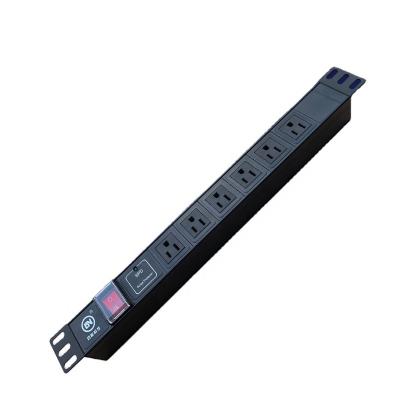 China BILLION 10 Industrial USA Way Plug In Server Rack Mounted PDU With Surge Protection for sale