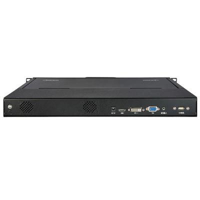 China Server Room KVM Rackmount Console Single Port VGA KVM With 17.3” LCD Monitors For Server Rack 1U LCD KVM Drawer for sale