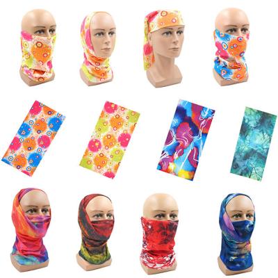 China Multifunctional Neck Cuff Face Cover Reusable Washable Cloth Balaclava Bandana For Women Men Colorful Face Cover Scarf Circle Neck Cuff for sale