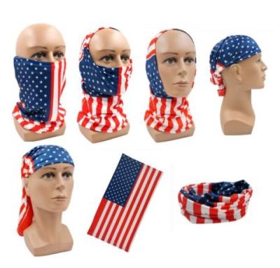 China Custom Classic Magic Silk Multifunctional Headwear Silk Multifunctional Milk Tube Scarf Face Bandana Tube Bandana for sale