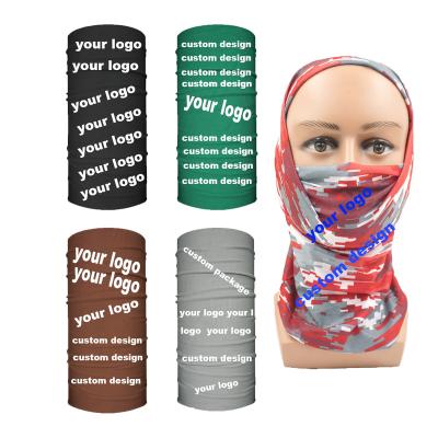 China Unisex Washable Sunscreen Tube Scarf Headband Free Design Praise Bandana Neck Cuff Tube Headwear For Women Men Face Scarf for sale