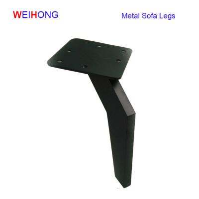 China Wholesale 2017 New Sofa Spider Black Baking Varnish Welding Joint Square Plate Metal Sofa Top Leg for sale