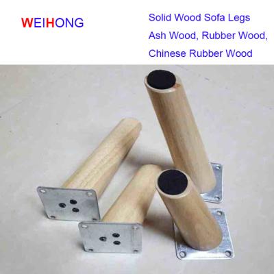 China High Quality Cheaper Replacement Wooden Sofa Legs Furniture Leg Wood Option Solid Wood Beech, Ash, Rubber and Oak Legs for sale