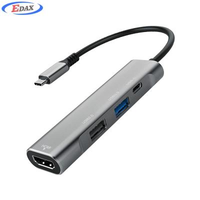 China Camera 4-in-1 USB C Hubwith 4K HDM1 Ultra Slim Aluminum Port, USB A 3.0 and 2.0 Ports, Power Supply Charging Port for sale