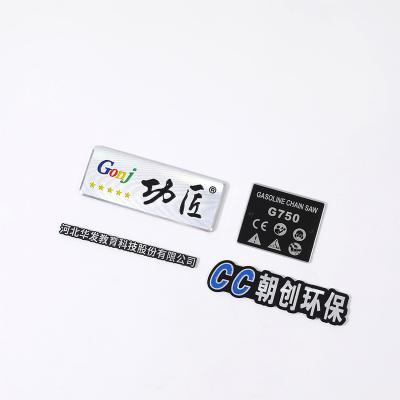 China High Quality Disposable Brand Home Decoration Security Metal Name Tag Customized Logo for sale