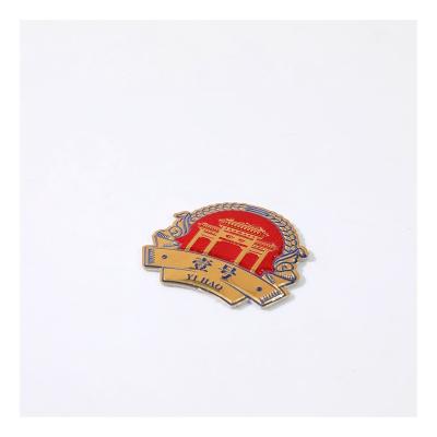 China Chaplain Hot Sale Reclycled Good Price Color Metal Badge Name Badges Metal Badge for sale