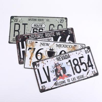 China Home Decoration Support Customization License Plate Reflective License Plate Logo Plate Pink License Plate for sale