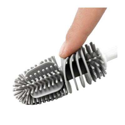 China Viable Professional Manufacturer Bottle Cleaning Brushes Silicone Bottle Brush Oil for sale