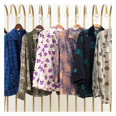 China High Grade Occasion Clothes Autumn Summer Casual Shirt Used Used Tops Women Second Hand Clothes From Korea for sale