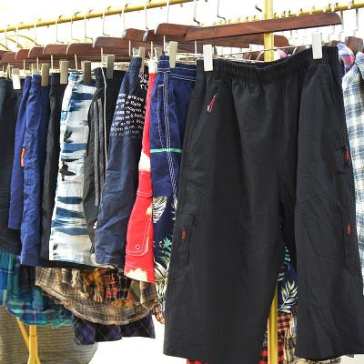 China High Grade Second Hand Clothes Summer Camouflage Tooling Used Shorts Jeans Branded Second Hand Clothes for sale