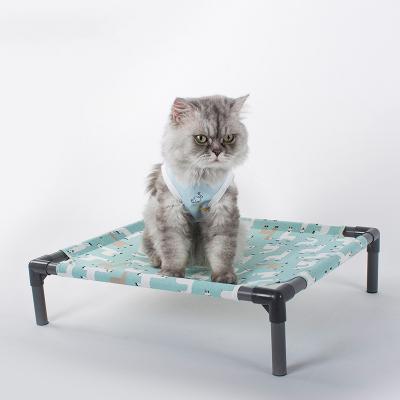 China Stored Breathable Removable Cage Pet Puppy Pet Cat Portable Cooling High Bed for sale