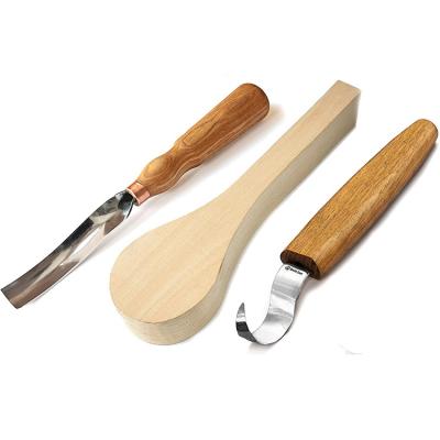 China Antique Imitation Ready To Ship Unfinished Wooden Craft Wooden Spoon Carving For Whittler Starter Kids for sale