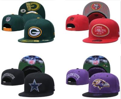 China breathable & 2021 Newest Hot Selling Waterproof Football Snapback Hats For 32 Teams for sale