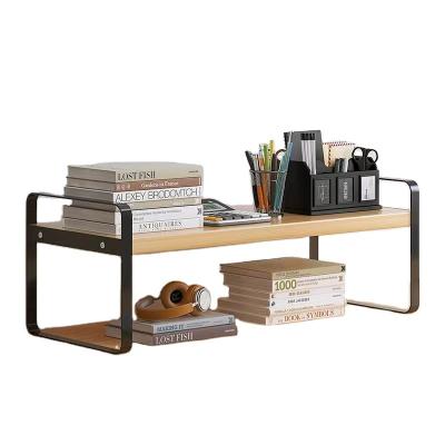 China Customize Modern Style Library Book Shelves Vintage Wood And Metal Bookshelf Home Office Living Room Furniture for sale