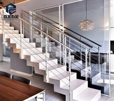 China Modern residential interior steel stairs for sale