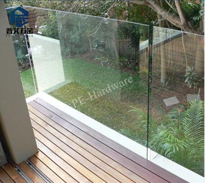 China Modern Balcony Aluminum Glass Rail System for sale