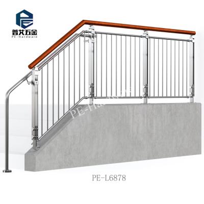 China Modern Stainless Steel Pipe 304 And 316 Stair Railing Handrail For Outdoor Steps Stair Handrail Design for sale