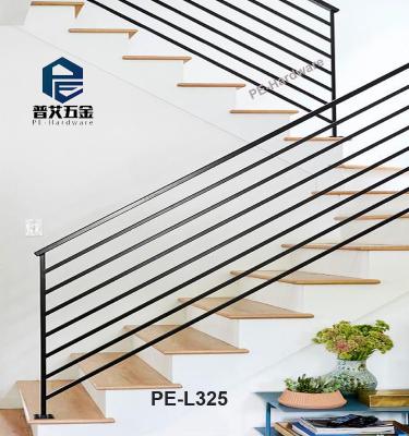 China Modern Floor Stand Mild Steel Stair Railing Design for sale