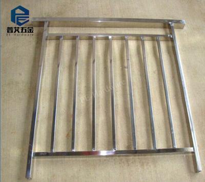 China Balcony and Staircase Stainless Steel Inox Square Tube Balustrade Bar Railing System for sale